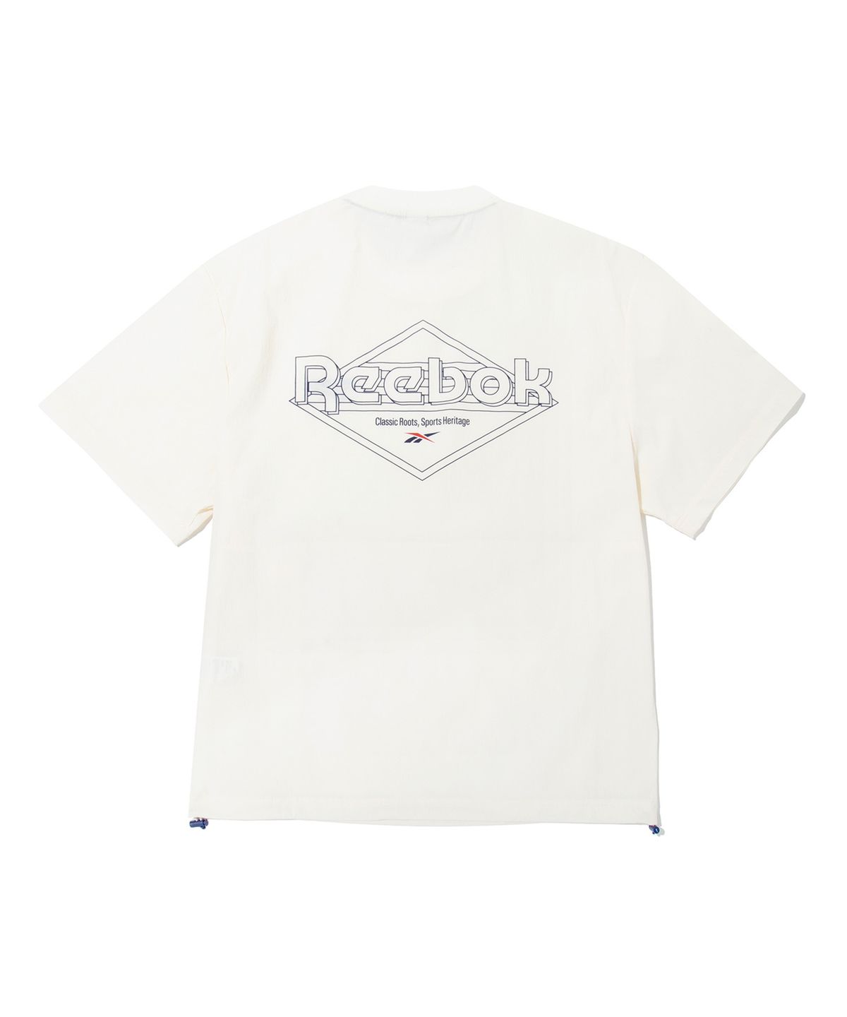 리복(REEBOK) 아이스 우븐 반팔 피스테 - 화이트
