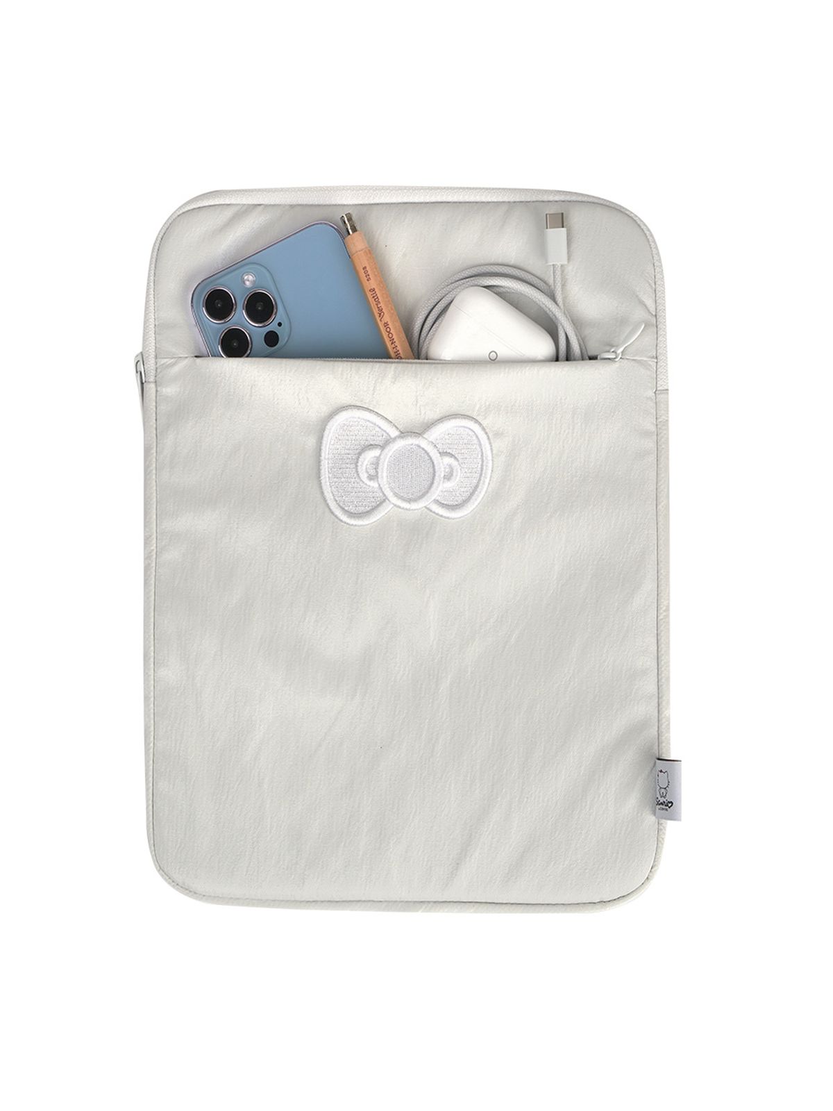 조셉앤스테이시(JOSEPH&STACEY) Sleek Tablet Pouch 13inch Hello Kitty White