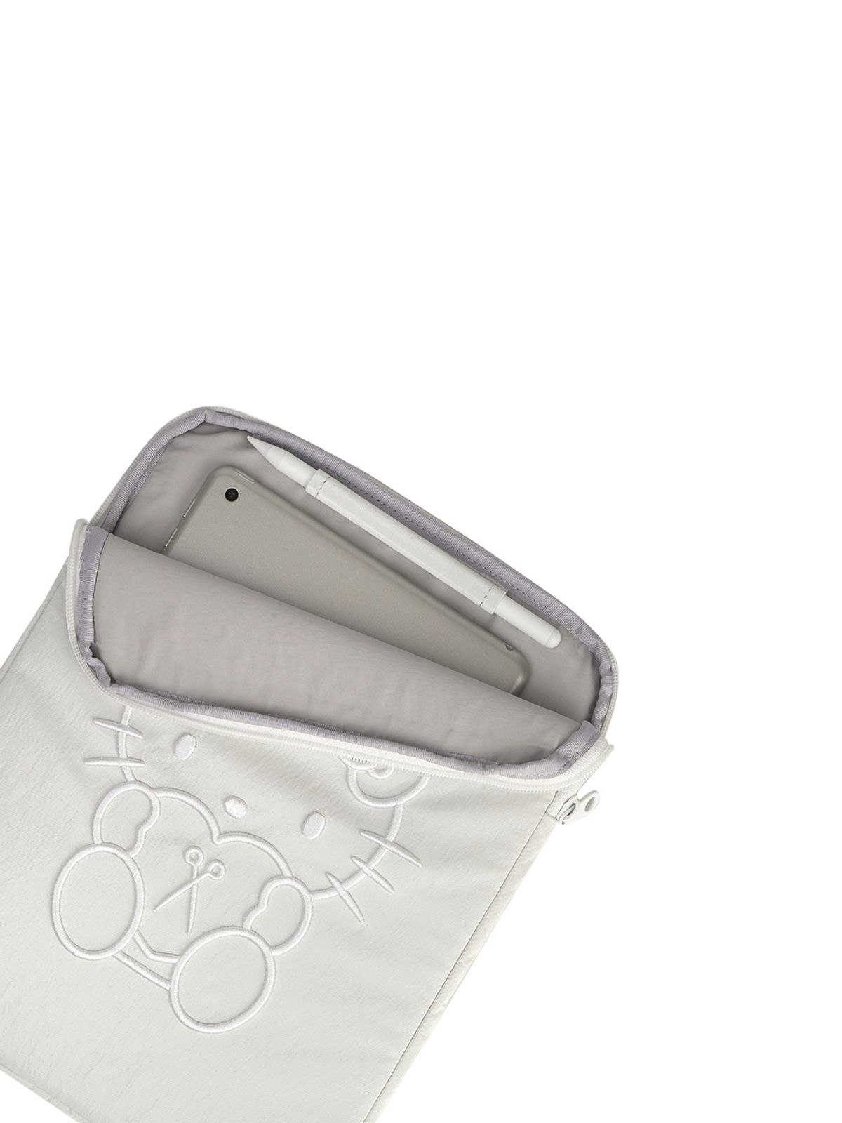 조셉앤스테이시(JOSEPH&STACEY) Sleek Tablet Pouch 11inch Hello Kitty White
