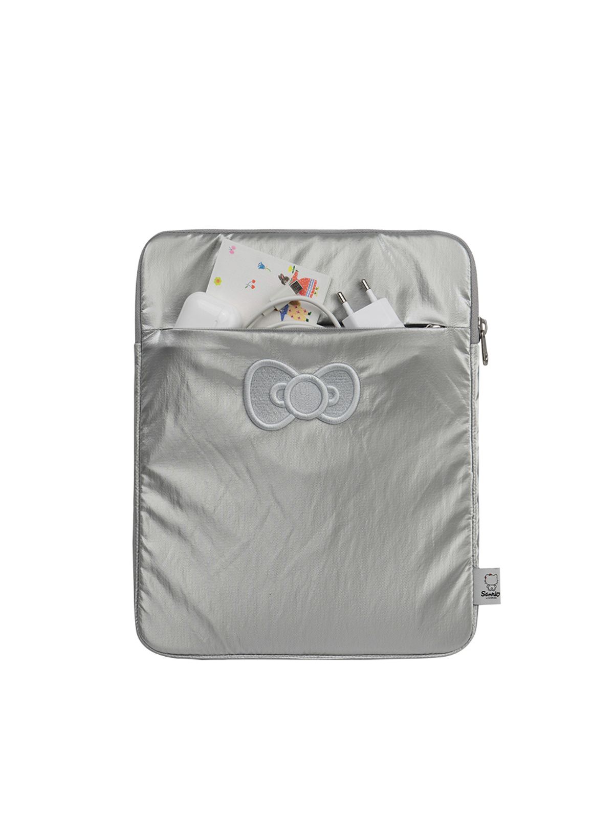 조셉앤스테이시(JOSEPH&STACEY) Sleek Tablet Pouch 11inch Hello Kitty Silver