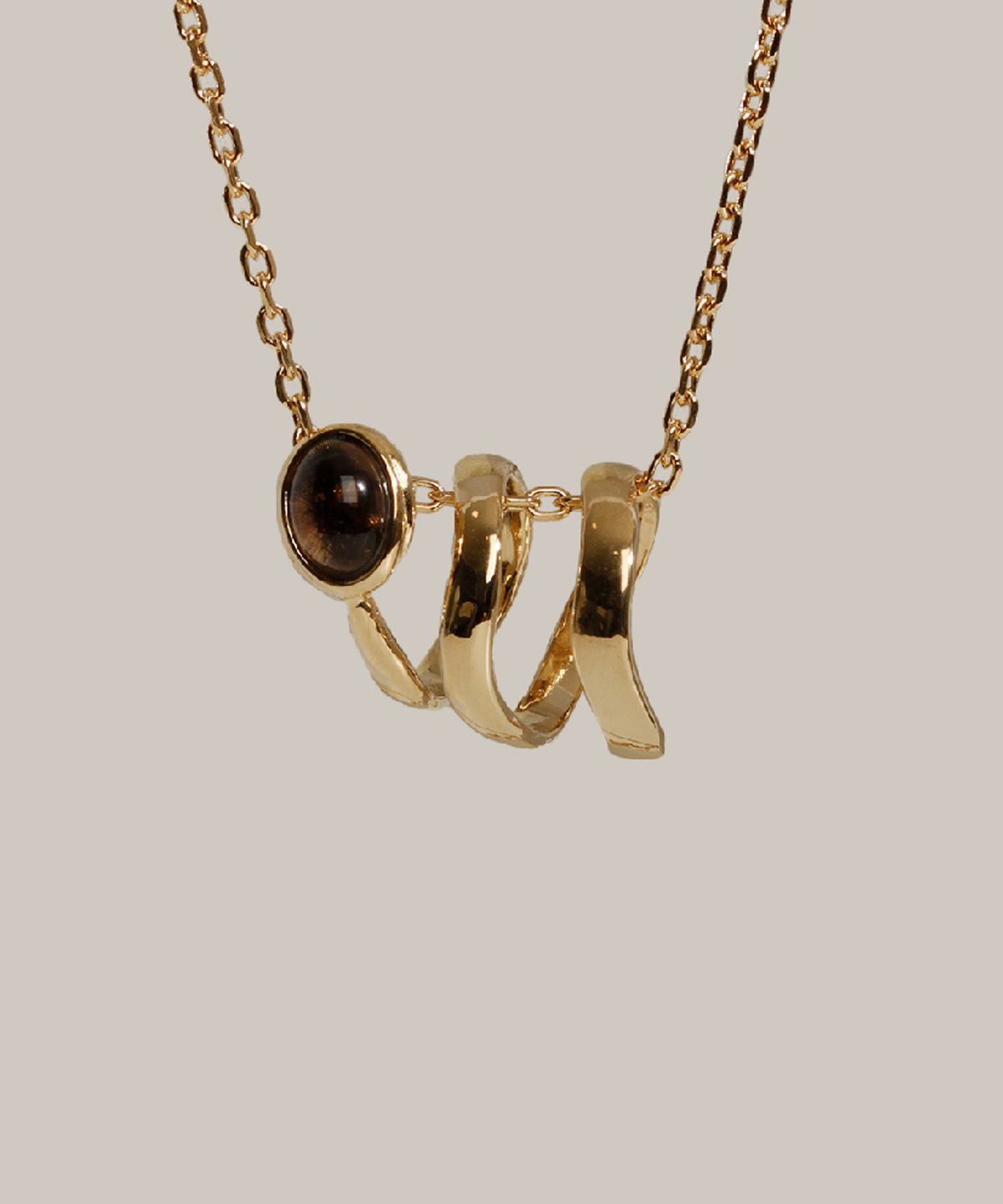 제이누이(JNUI) 제이누이 스파이럴 네크리스 목걸이 14k gold plated
