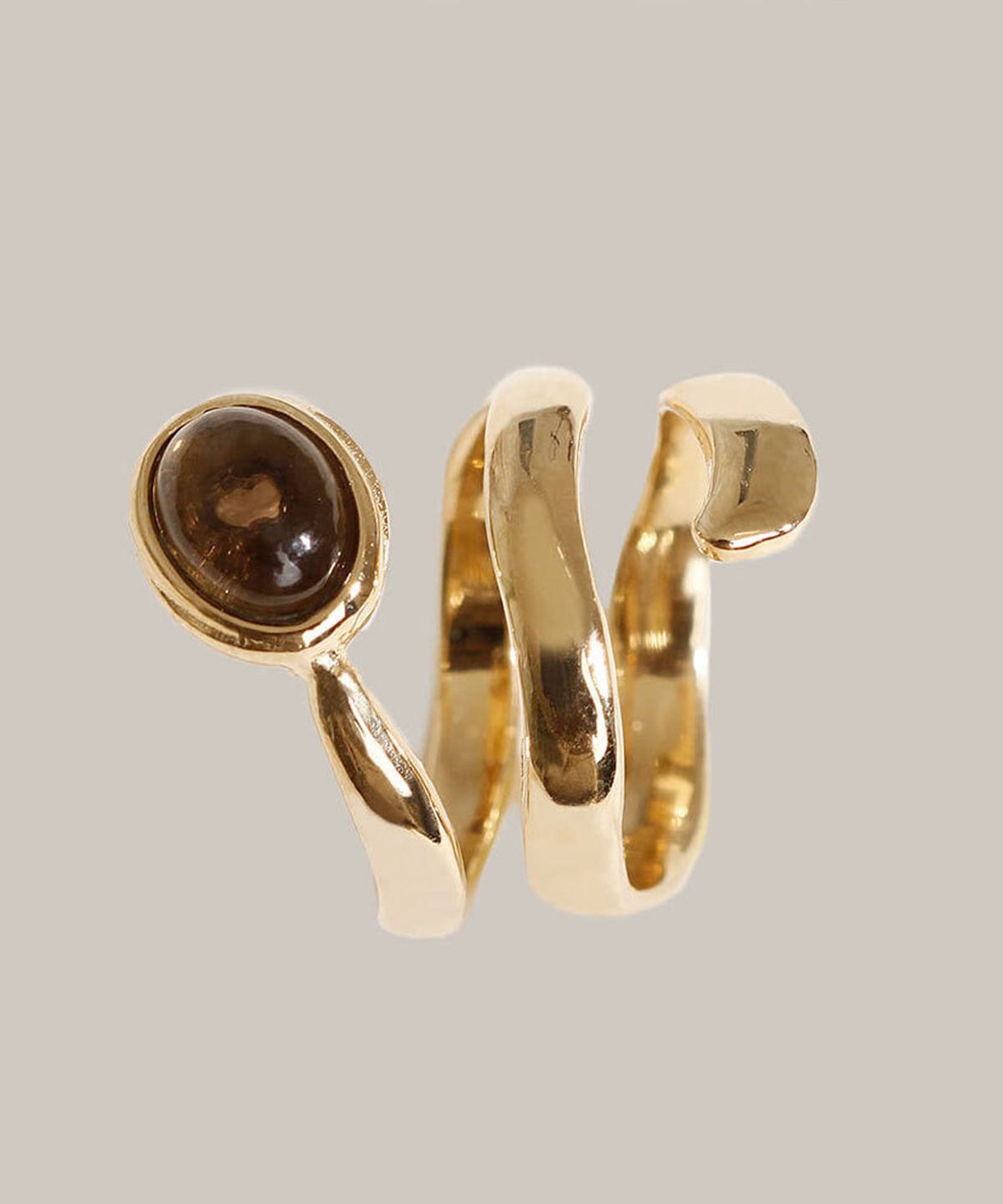 제이누이(JNUI) 제이누이 스파이럴 반지 14k gold plated