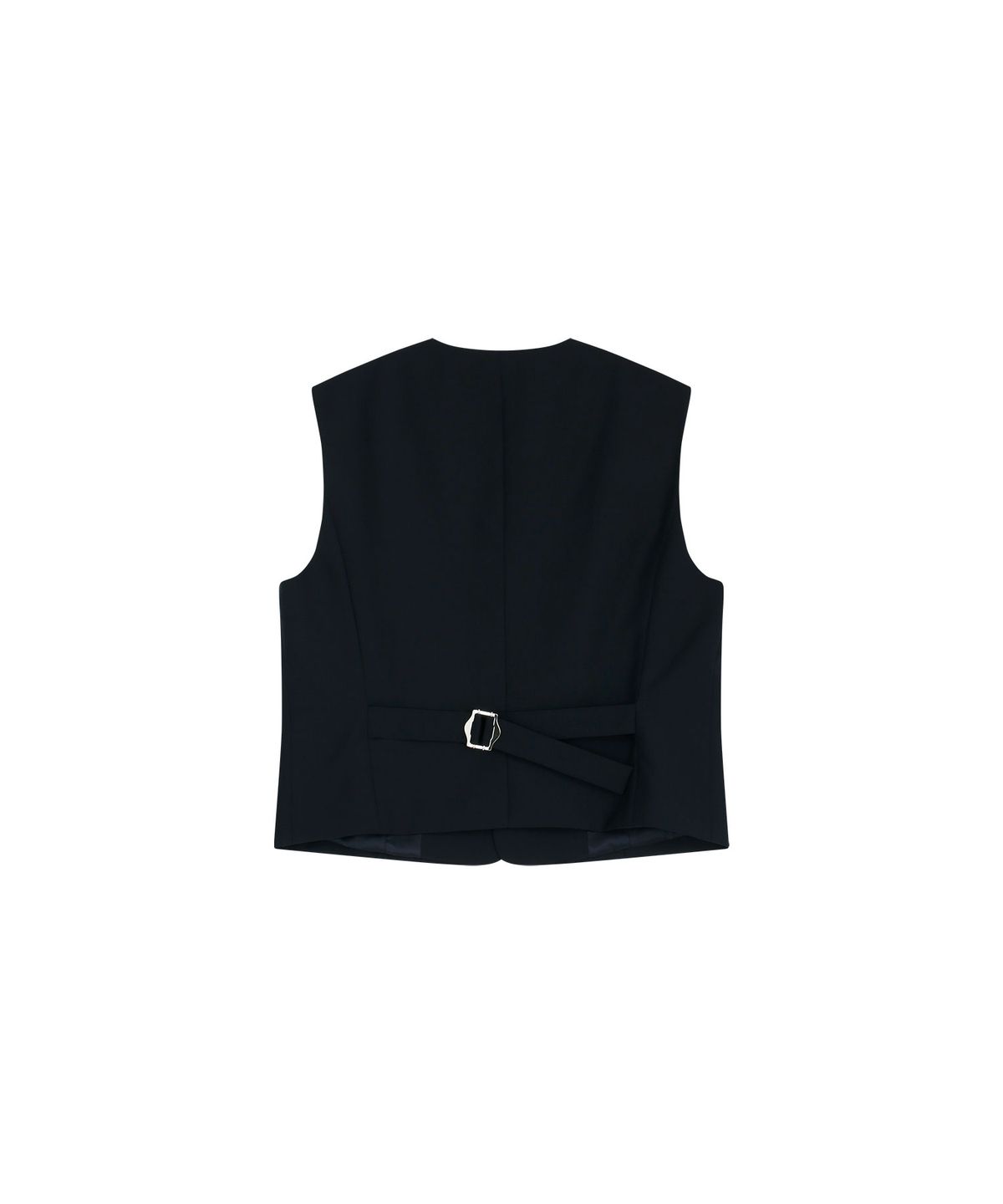비자비(VIS A VIS) SUMMER WOOL WAISTCOAT (NAVY)
