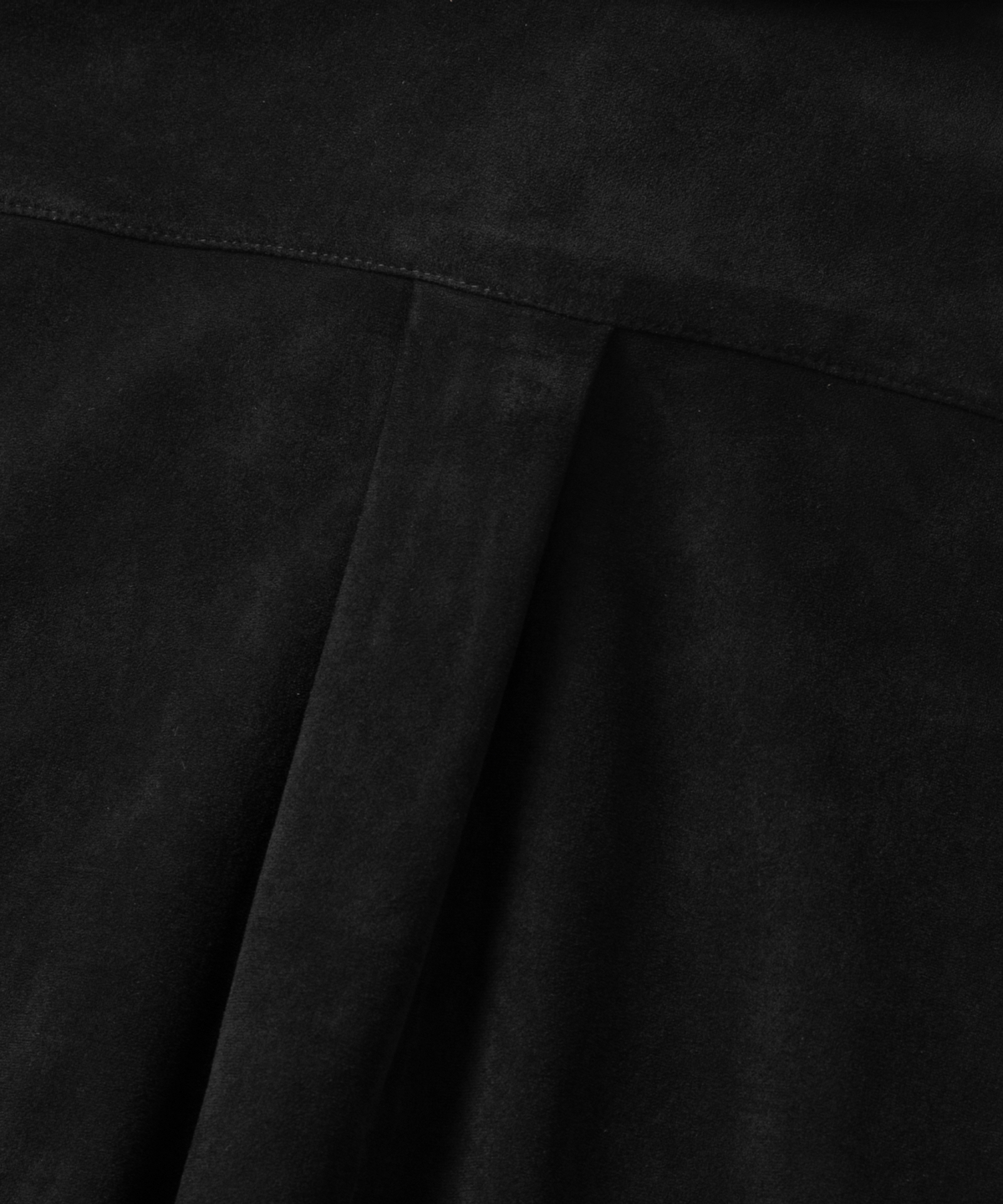 넌블랭크(NONBLANK) 스웨이드 셔츠_BLACK