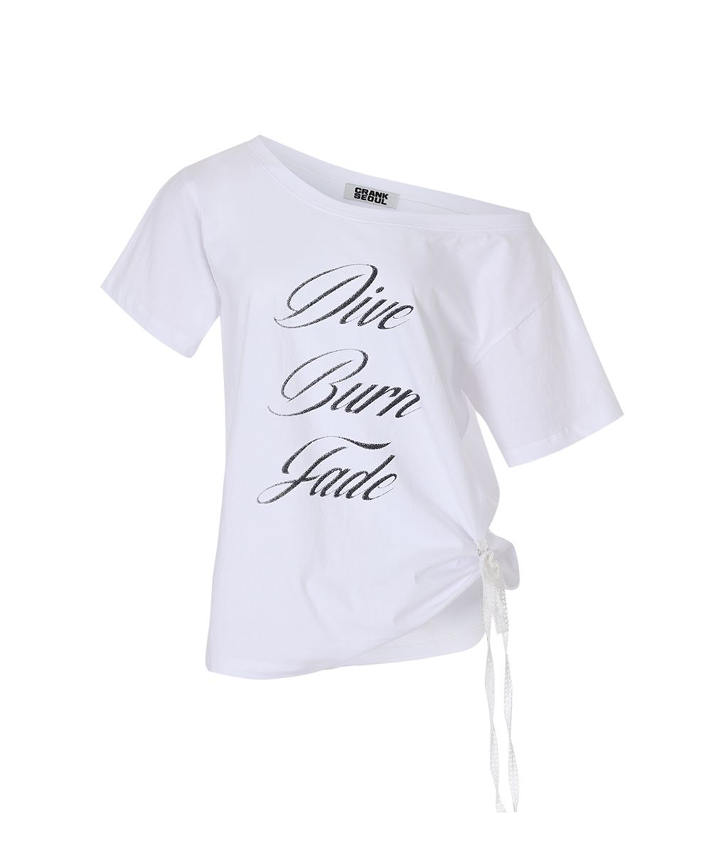 トップス CRANK Lace String Off Shoulder Top_White MUSINSA | CRANK Lace String Off Shoulder Top_White