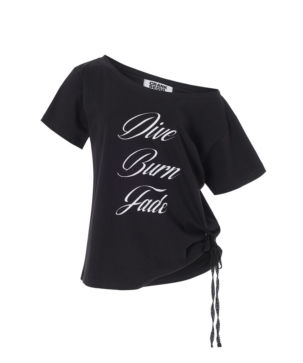 ★CRANK★LACE STRING OFF SHOULDER TOP_BLACK★正規品/直送料込 MUSINSA | CRANK Lace String Off Shoulder Top_Black