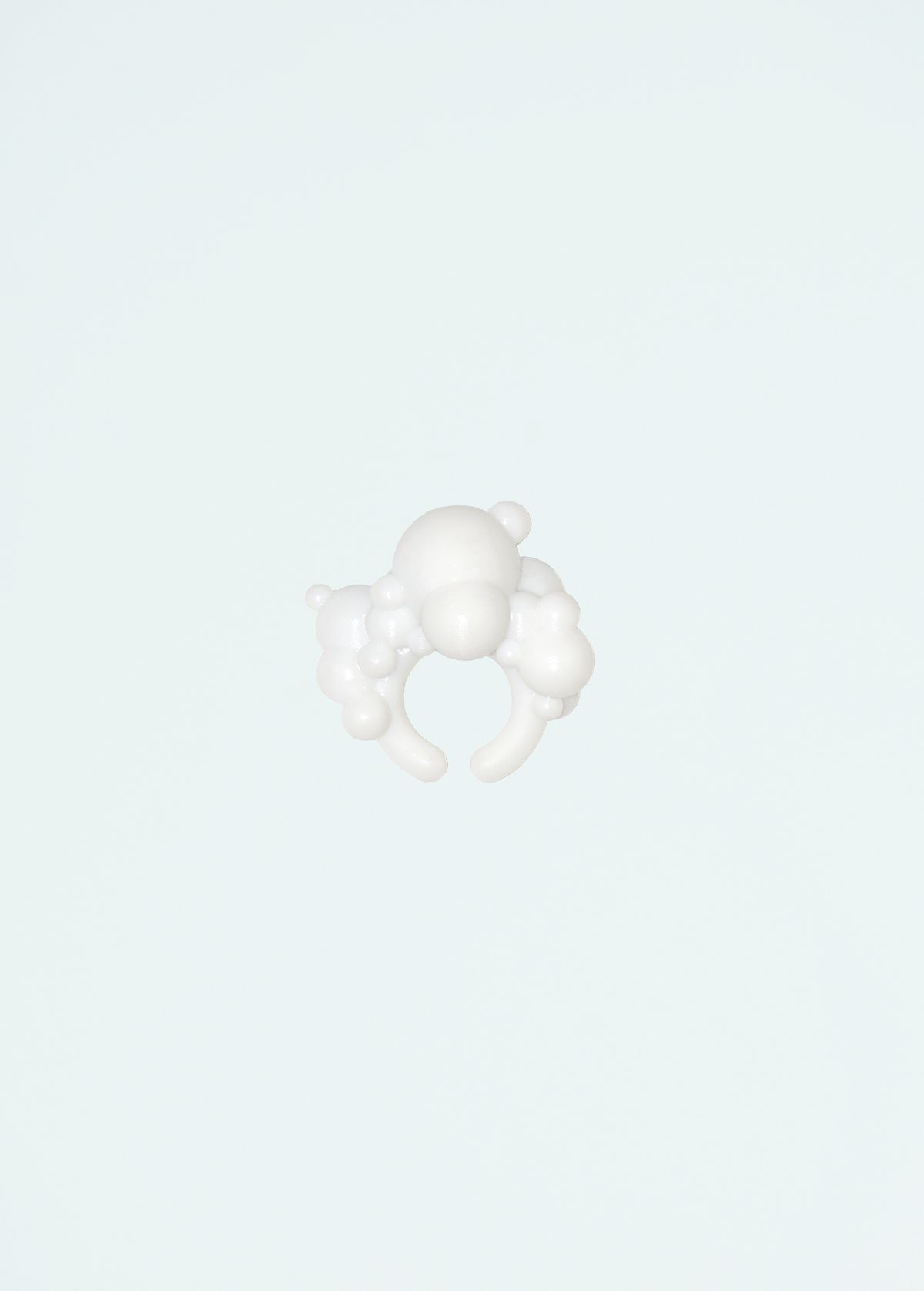 로울(LOWOOL) White dew earcuff