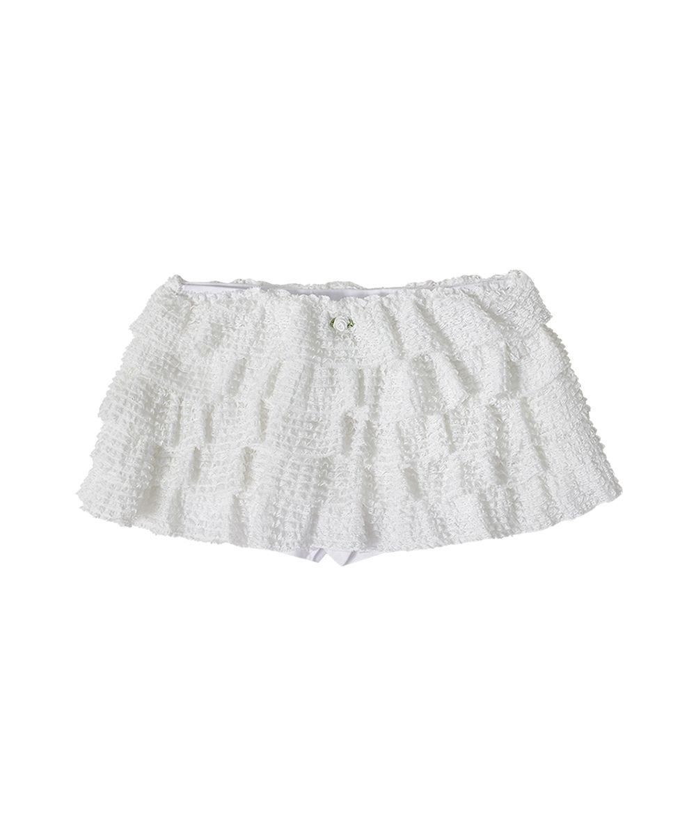 ★CRANK★LACE CANCAN SKIRT PANTS_WHITE★正規品/韓国直送料込 CRANK】LACE CANCAN SKIRT PANTS | OUR BRAND,CRANK | PRESSING