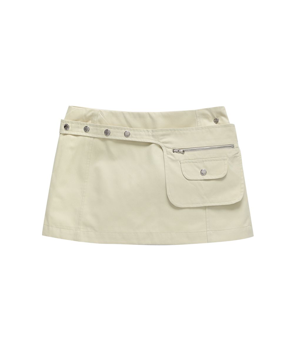 ★CRANK★POCKET BELT MICRO SKIRT_YELLOW★正規品/韓国直送料込 MUSINSA | CRANK Pocket Belt Micro Skirt_Yellow