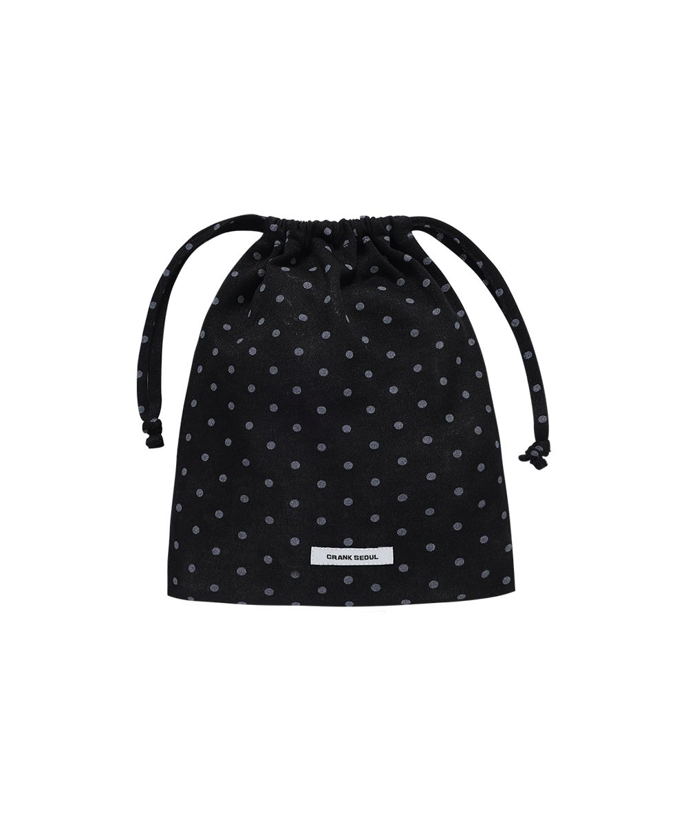 ★CRANK★DOT FRILL BIKINI SET_BLACK★正規品/韓国直送料込 ドットフリルビキニセット_ブラック | CRANK | HANA(ハナ)
