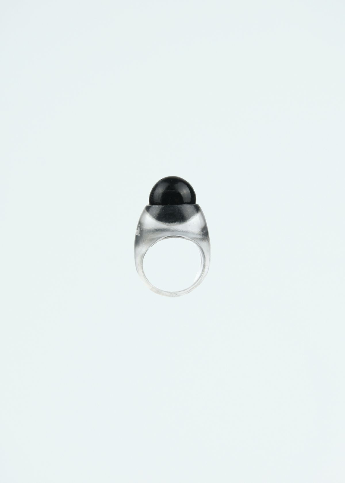 로울(LOWOOL) Black frog eye ring