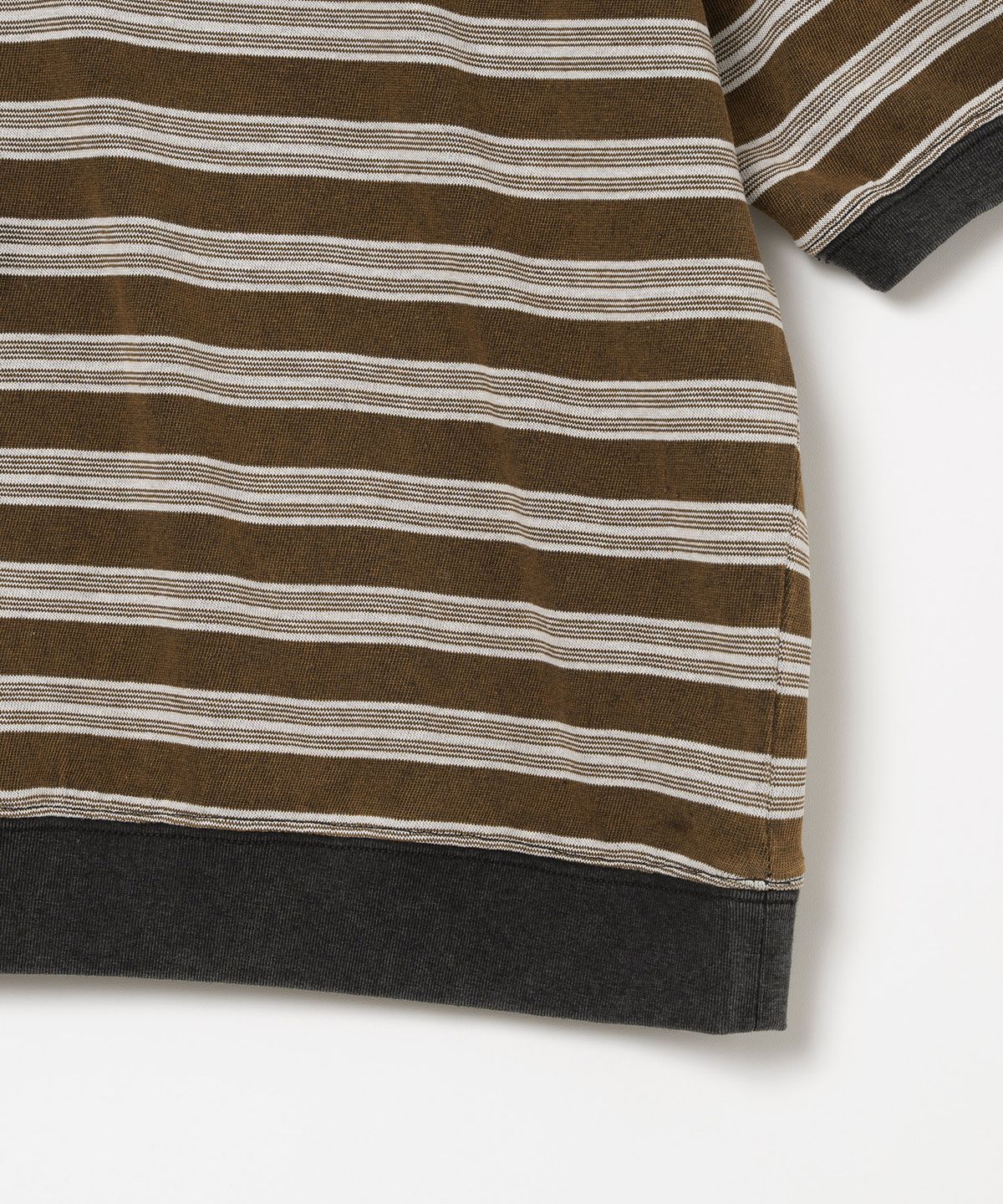 밀로 아카이브(MILLO ARCHIVE) 엑스퍼트 스트라이프 티셔츠 [블랙]