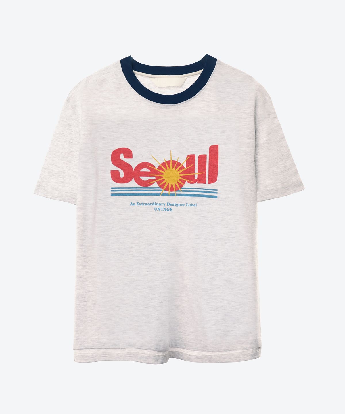 언티지(UNTAGE) 서울 프린트 링거 티셔츠(UNISEX)_UTT-ST11