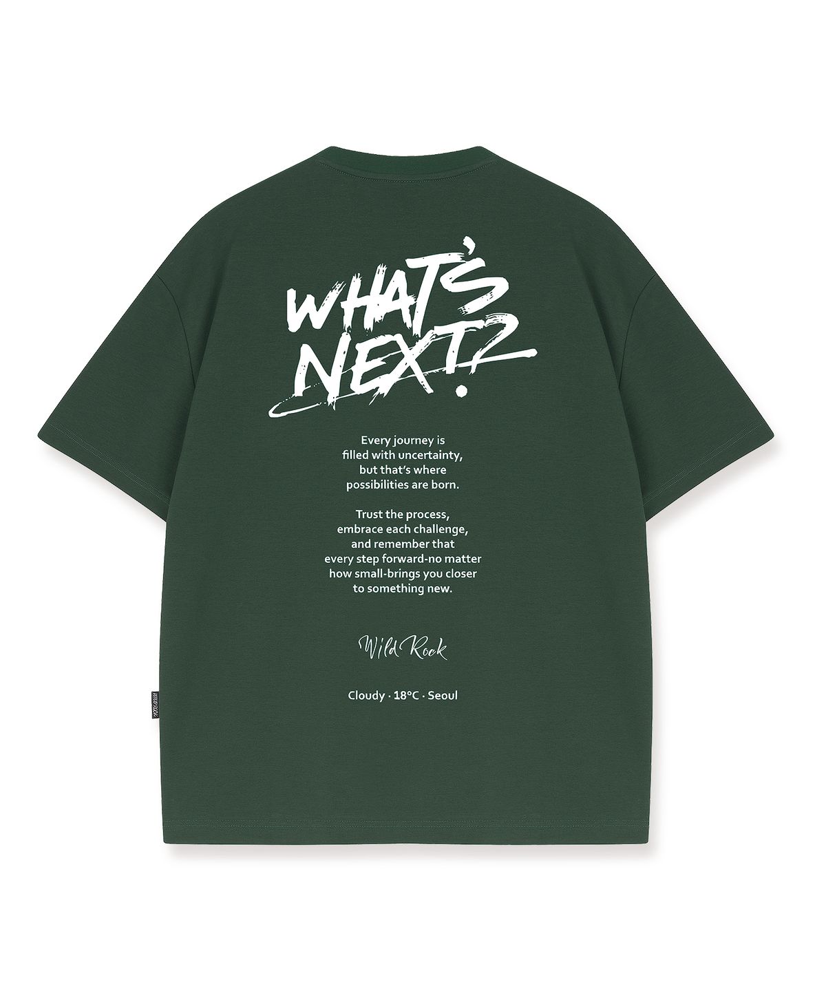와일드락(WILDROCK) Whats Next 소프트 터치 하이 스트레치 오버핏 반팔 티셔츠
