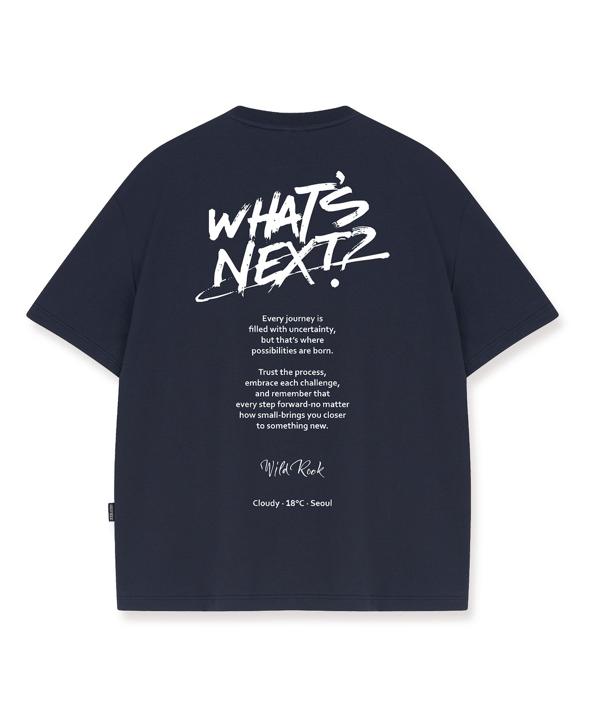 와일드락(WILDROCK) Whats Next 소프트 터치 하이 스트레치 오버핏 반팔 티셔츠