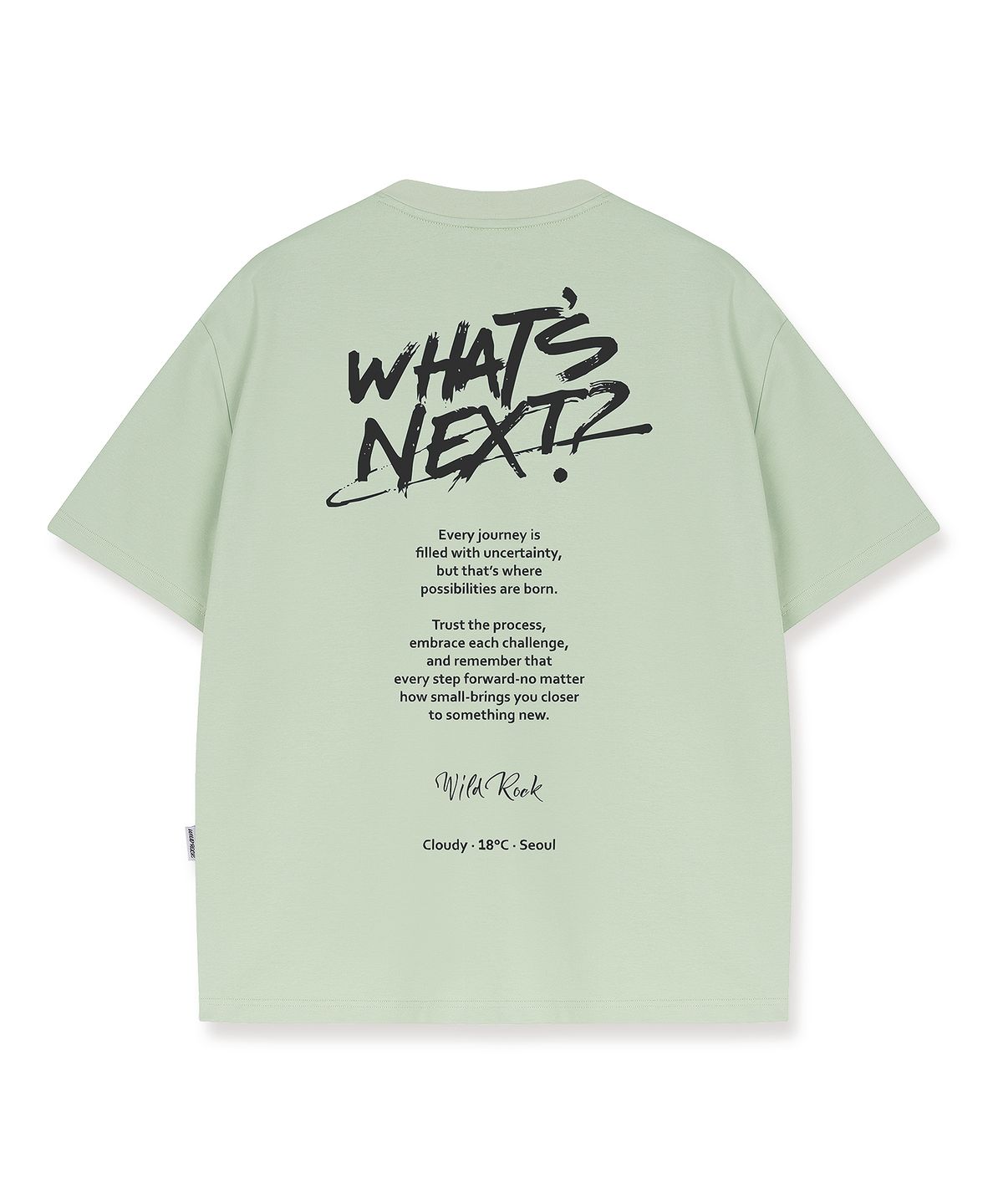 와일드락(WILDROCK) Whats Next 소프트 터치 하이 스트레치 오버핏 반팔 티셔츠