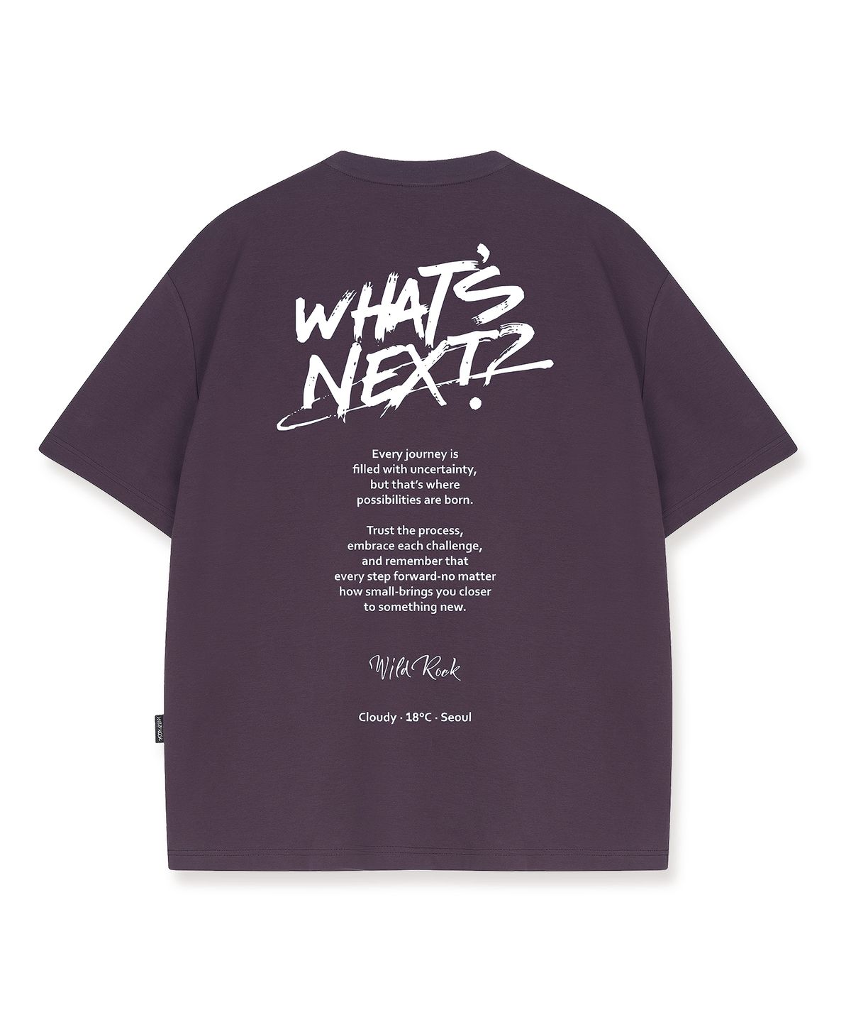 와일드락(WILDROCK) Whats Next 소프트 터치 하이 스트레치 오버핏 반팔 티셔츠