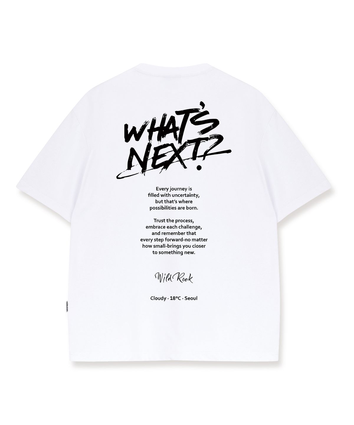 와일드락(WILDROCK) Whats Next 소프트 터치 하이 스트레치 오버핏 반팔 티셔츠