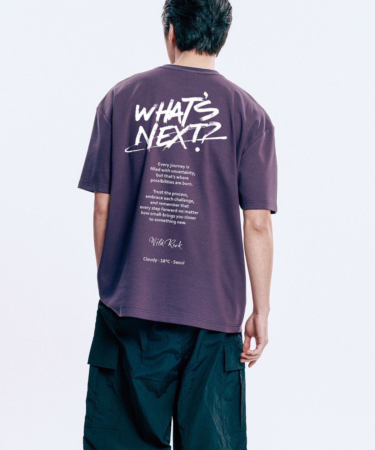와일드락(WILDROCK) Whats Next 소프트 터치 하이 스트레치 오버핏 반팔 티셔츠