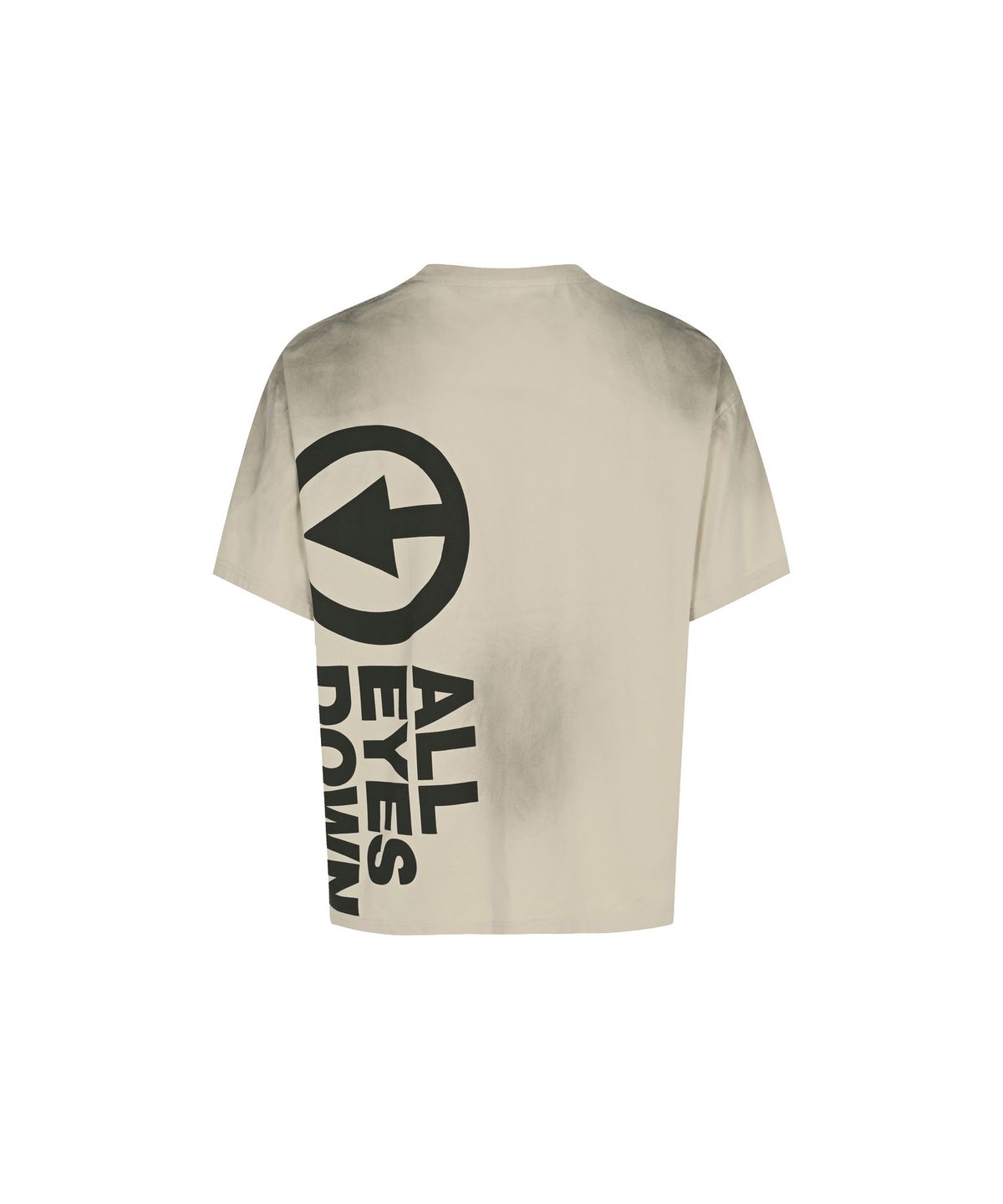 올아이즈다운(ALL EYES DOWN) VINTAGE WASHING AED T-SHRIT (SAND)