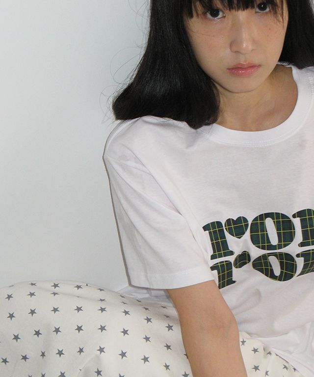 Tシャツ・カットソー RONRON PATTERN LOGO BASIC FIT T SHIRT GREY RR25BST4285GR MUSINSA | RONRON PATTERN LOGO BASIC FIT T SHIRT WHITE GREEN