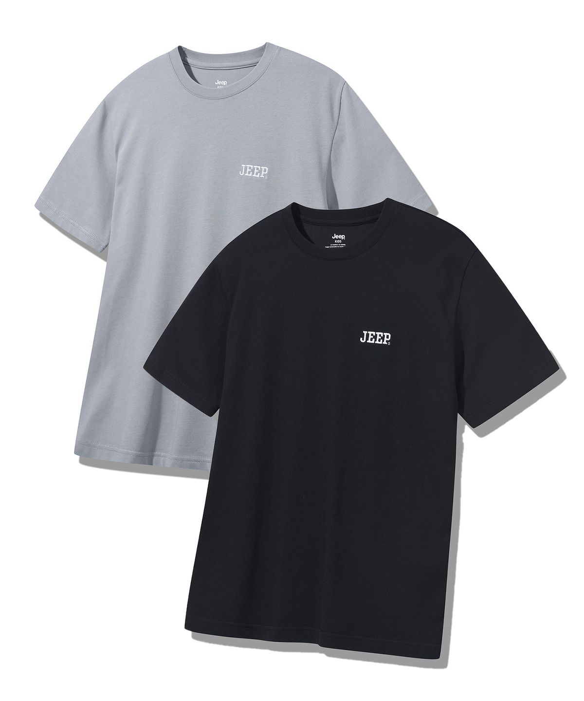 지프키즈(JEEPKIDS) [2PACK] 170G AIR LIGHT T-SHIRT (KQ5TSU142BB)