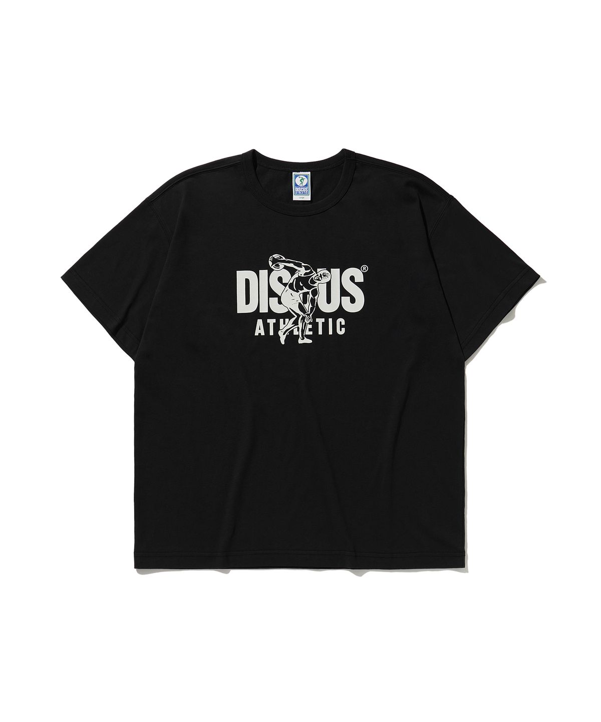 디스커스 애슬레틱(DISCUS ATHLETIC) 리사이클 코튼 티셔츠