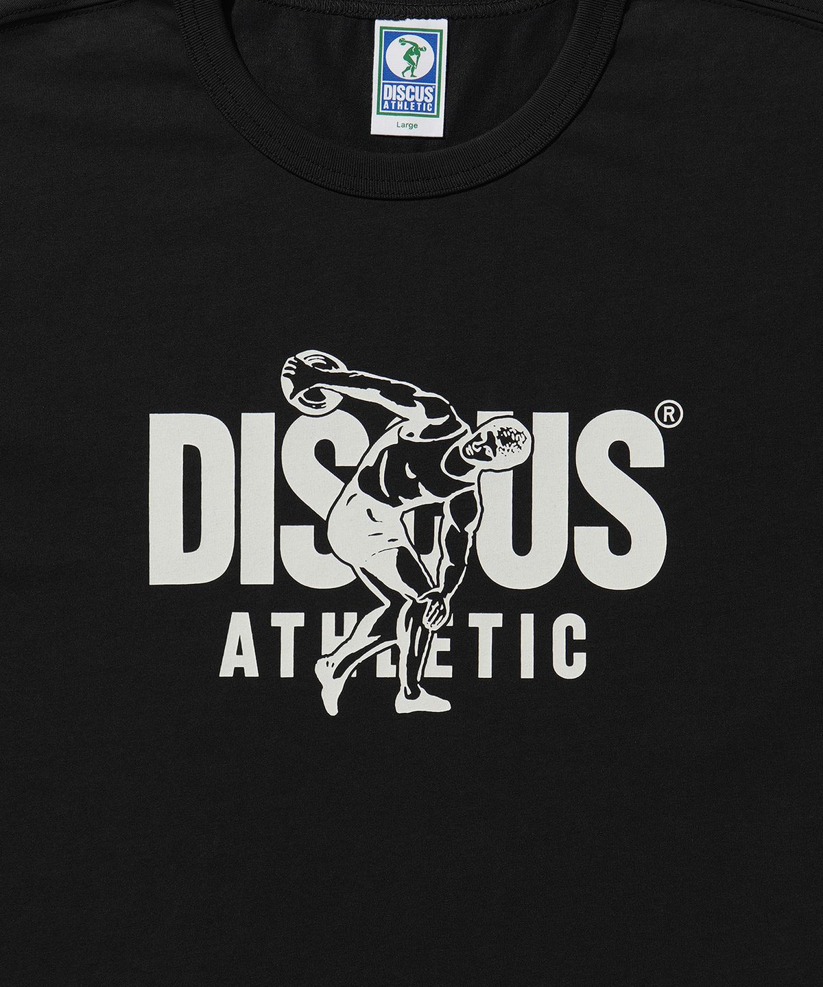 디스커스 애슬레틱(DISCUS ATHLETIC) 리사이클 코튼 티셔츠