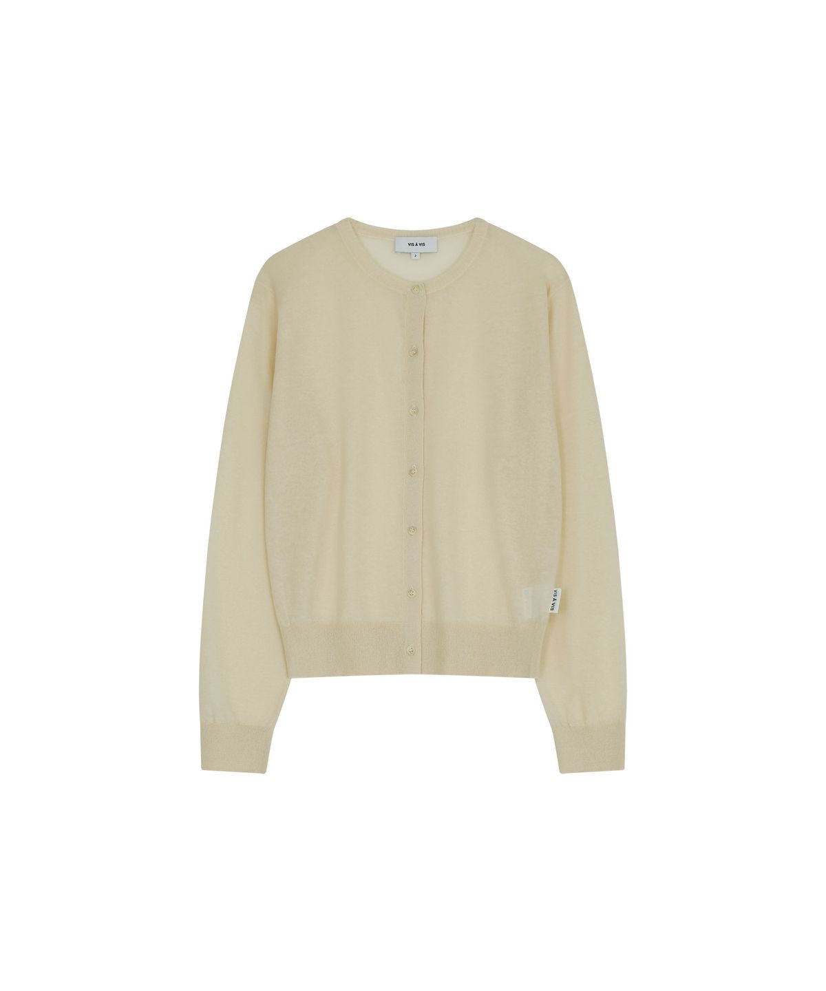 비자비(VIS A VIS) C/P CARDIGAN KNIT (IVORY)