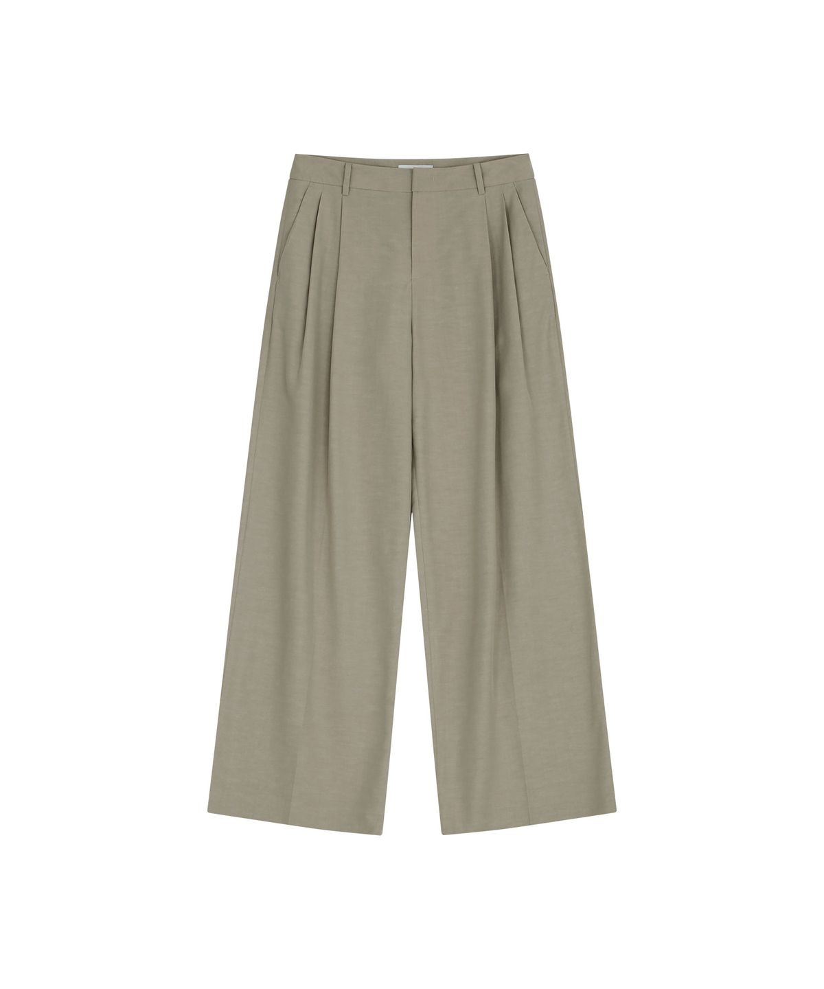 비자비(VIS A VIS) TENCEL LINEN WIDE LEG PANTS (BEIGE)