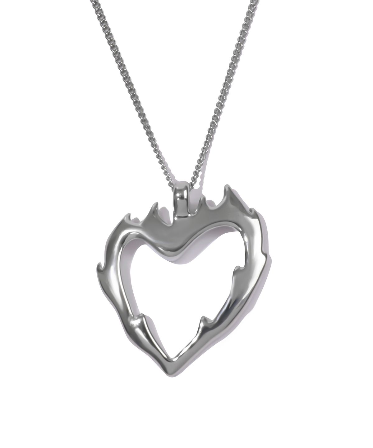 원더비지터(WONDERVISITOR) Burning heart Necklace