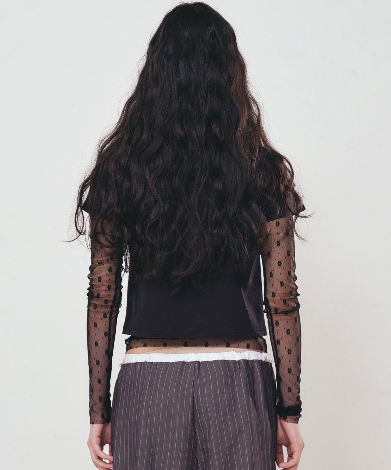 MUSINSA | NICK&NICOLE ROSE SIGNATURE CROP TOP_BLACK PINK