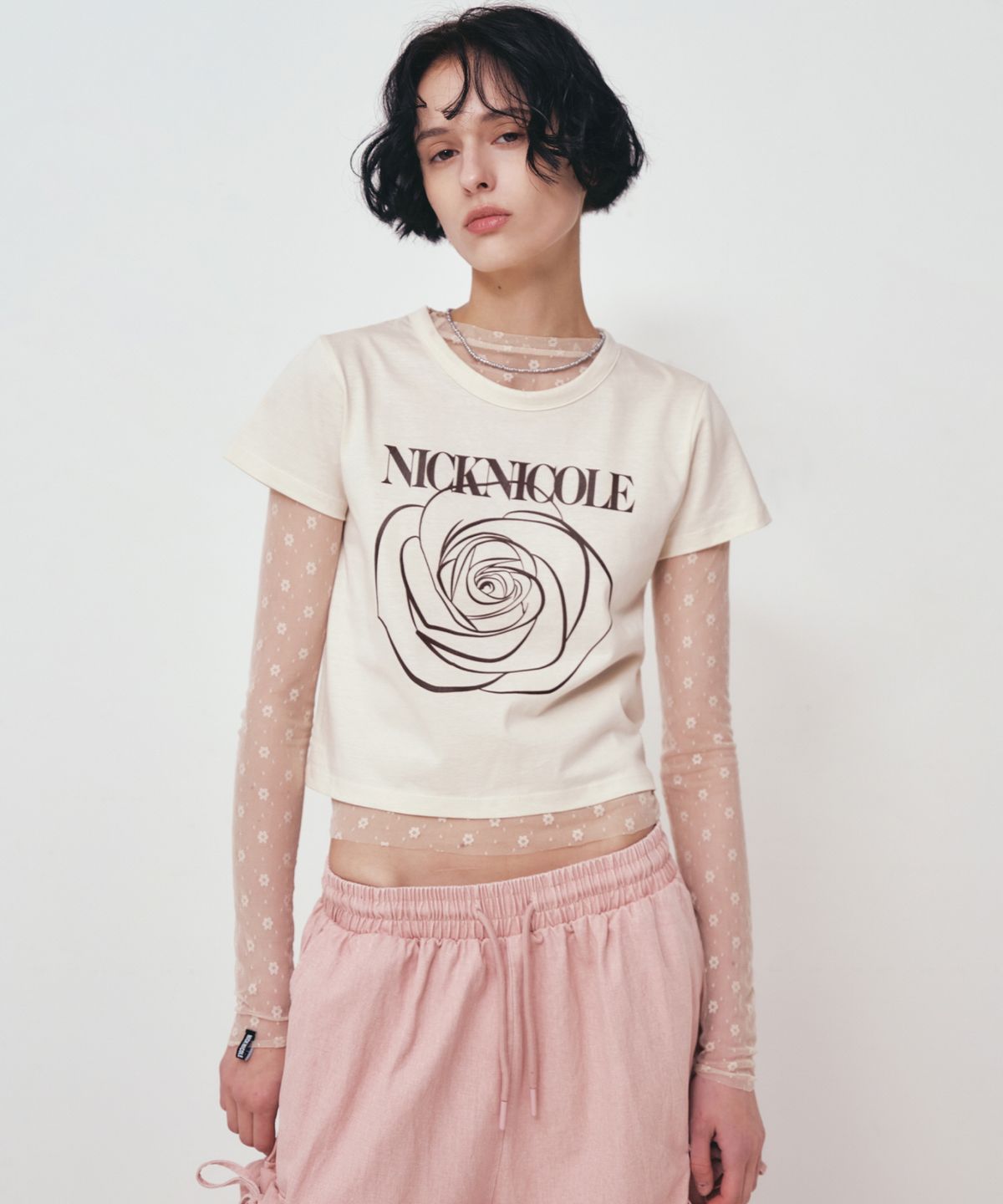 닉앤니콜(NICK&NICOLE) ROSE SIGNATURE CROP TOP_16 COLOR