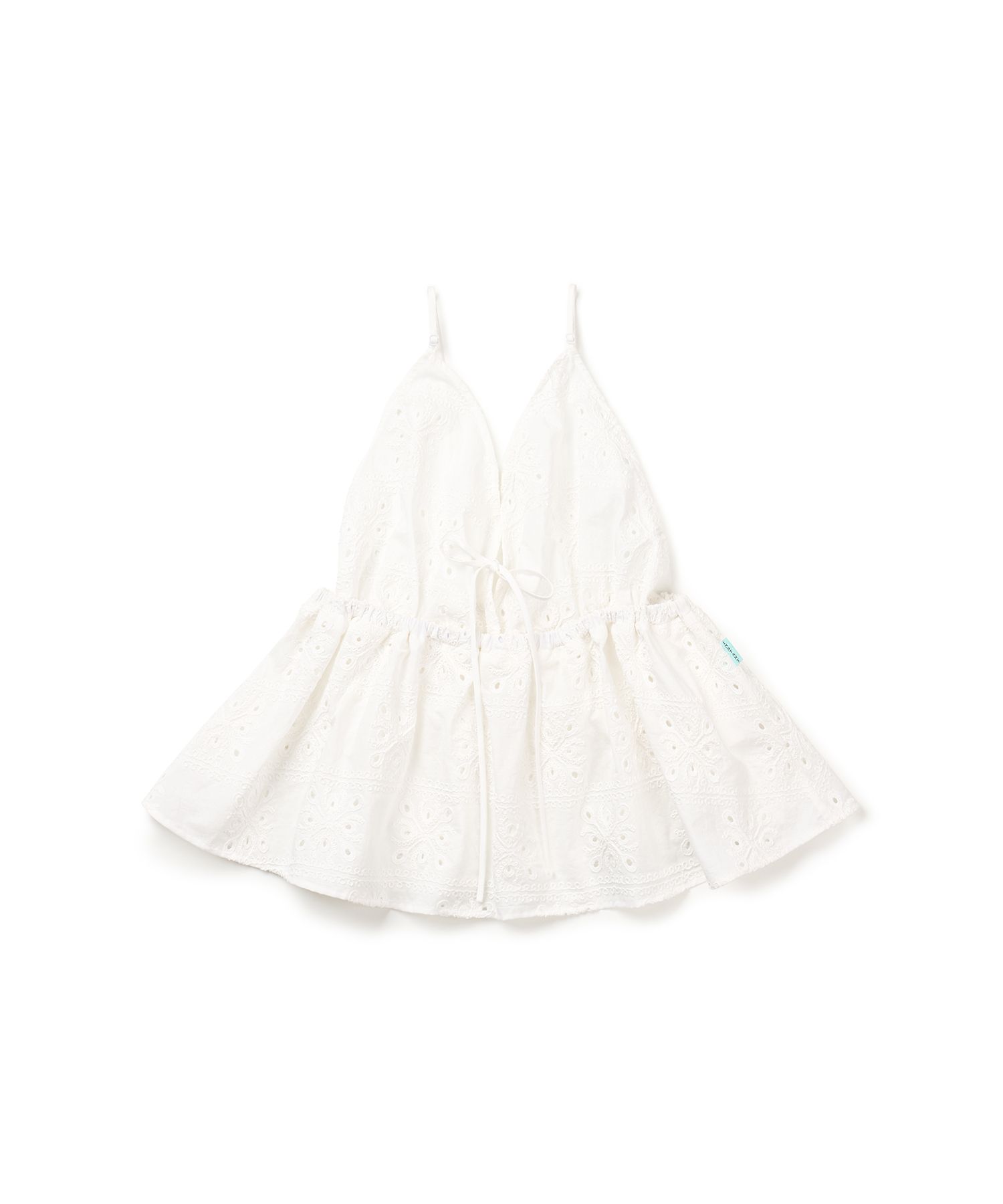 [INSTANTFUNK] Eyelet bustier top / 追跡付 MUSINSA | INSTANTFUNK Eyelet Bustier Top - White