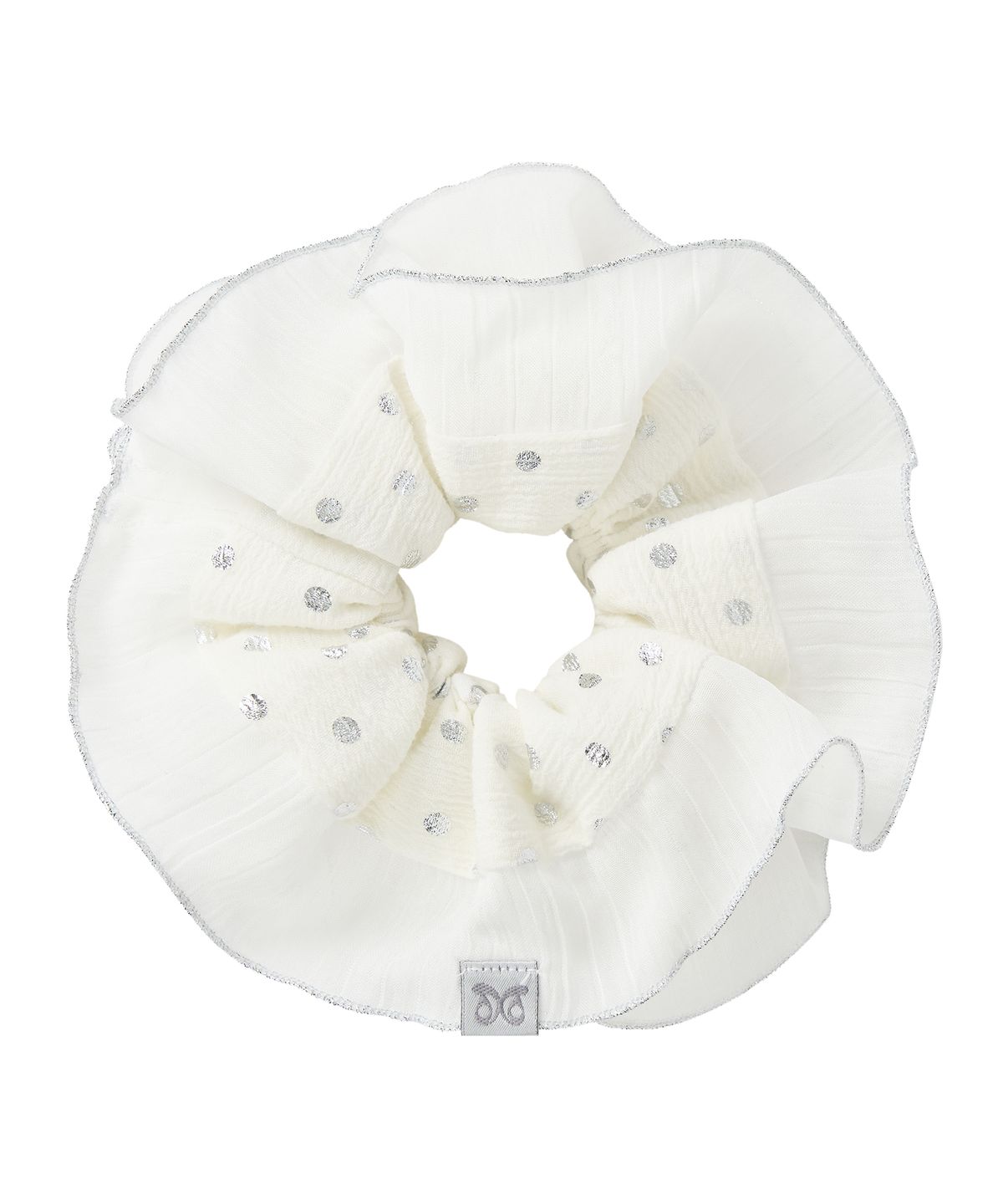 타입서비스(TYPESERVICE) TXT X TSW Dotted Scrunchie [White]