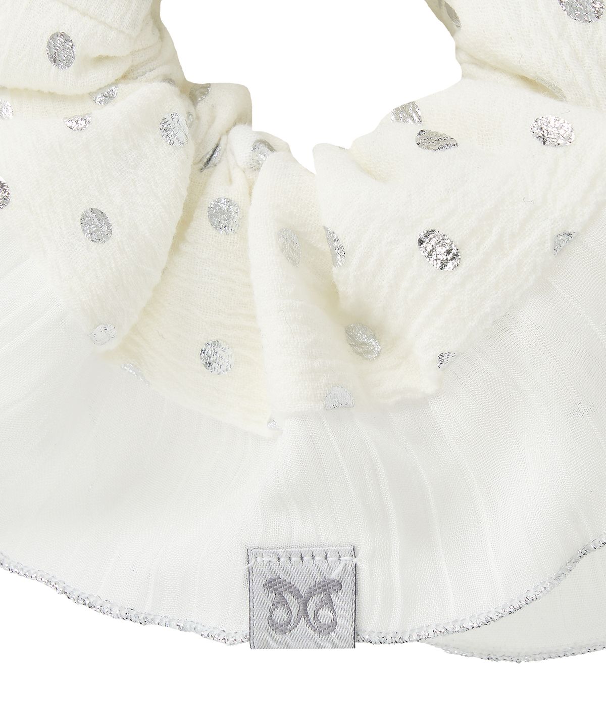 타입서비스(TYPESERVICE) TXT X TSW Dotted Scrunchie [White]