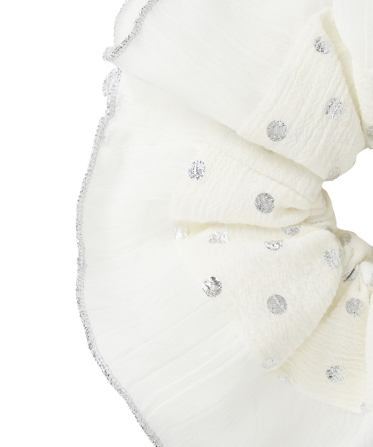 타입서비스(TYPESERVICE) TXT X TSW Dotted Scrunchie [White]