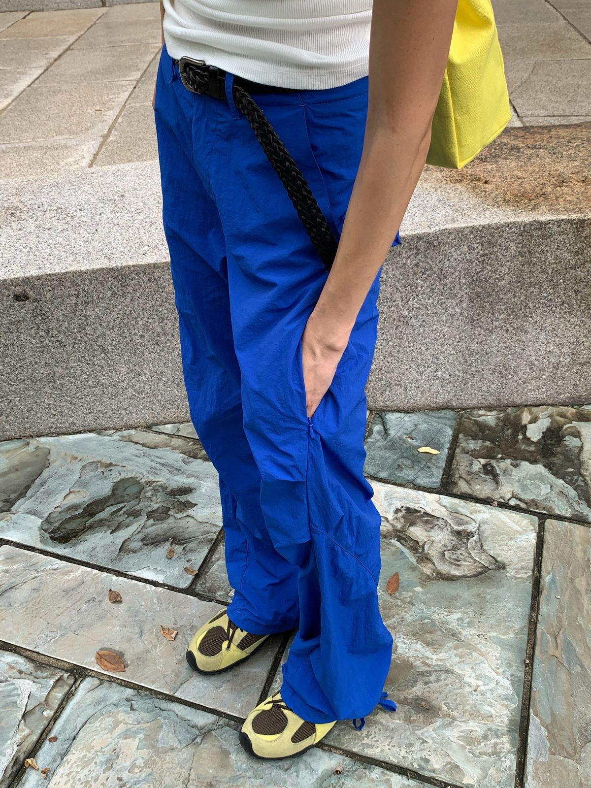 마조네(MA JOURNÉE) N.WIDE CARGO PANTS_COBALT BLUE