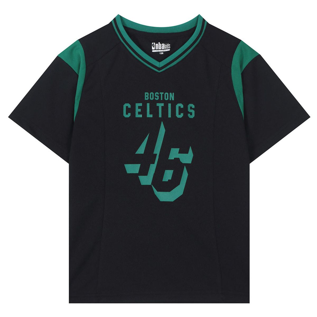 엔비에이 키즈(NBA KIDS) NBA 폴리메쉬 절개 팀 티셔츠(K252TS090P) 블랙