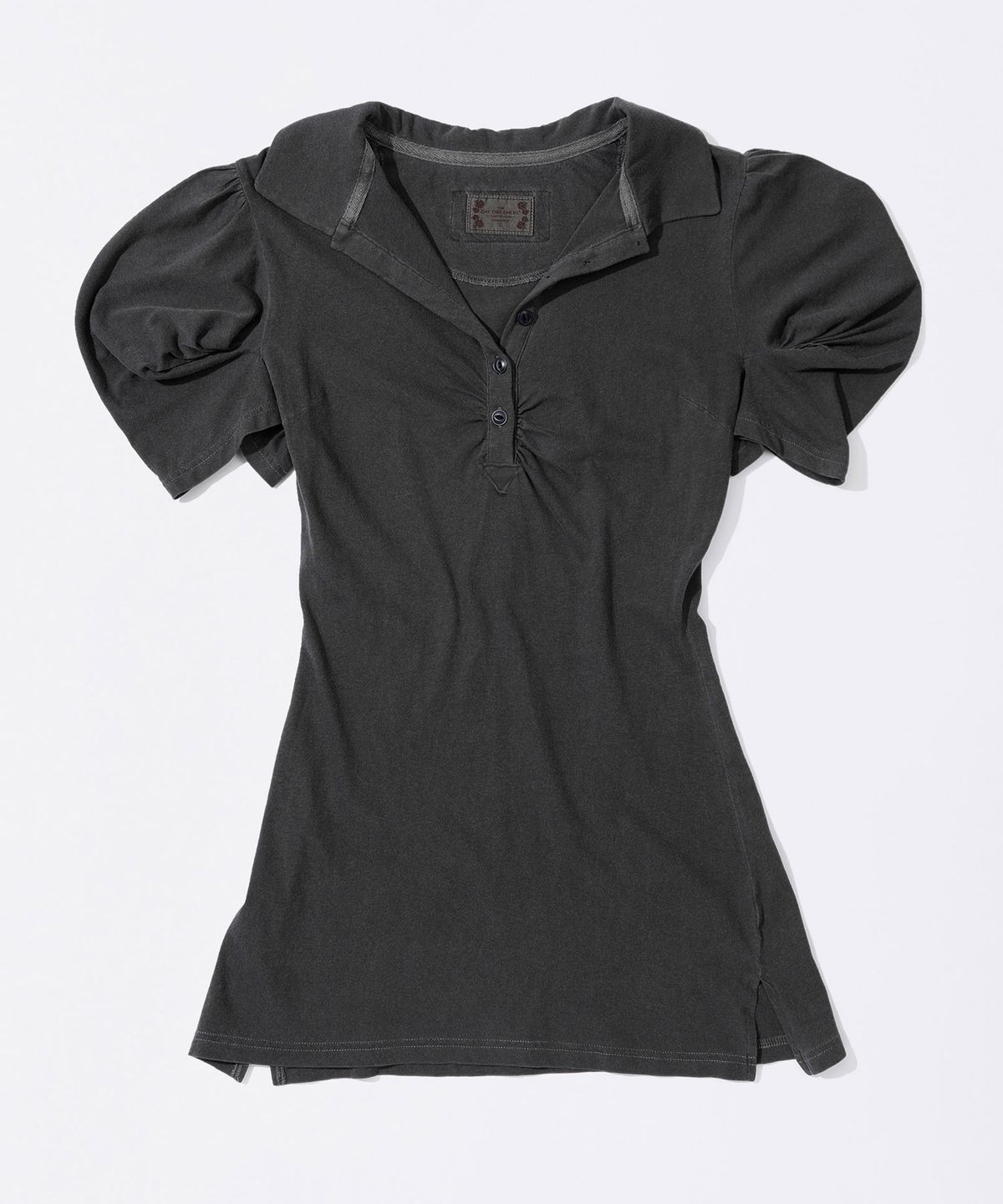 스컬프터(SCULPTOR) Shirring Tennis Dress Washed Black