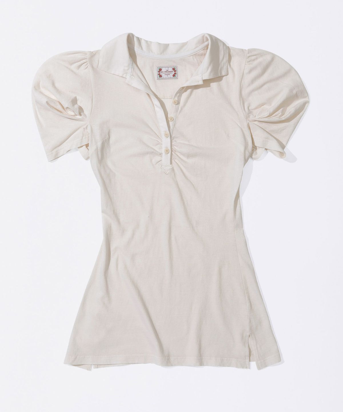 스컬프터(SCULPTOR) Shirring Tennis Dress Dirty White