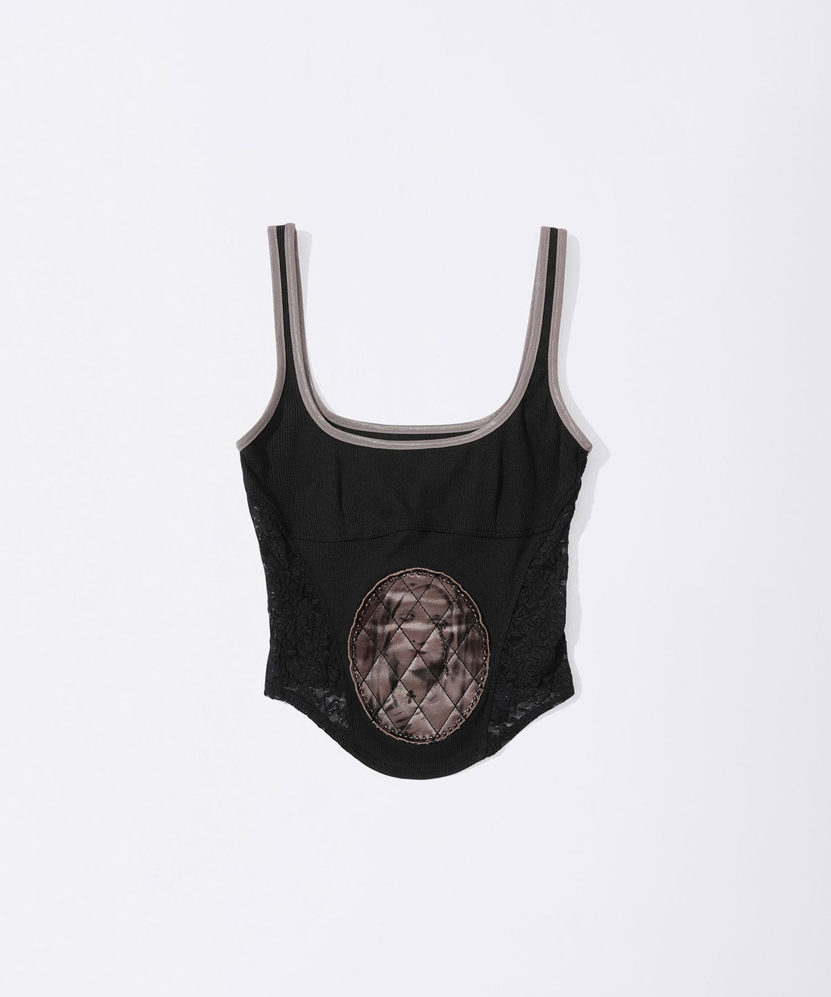 스컬프터(SCULPTOR) Beaded Maria Top Black