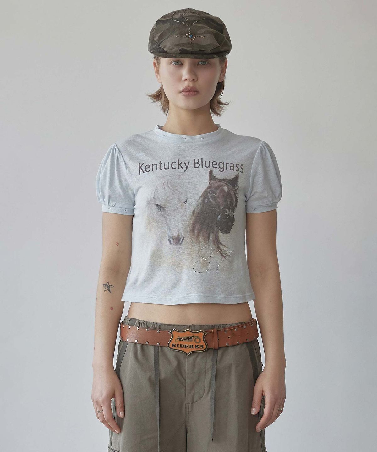 스컬프터(SCULPTOR) Kentucky Stud Baby Tee Baby Blue