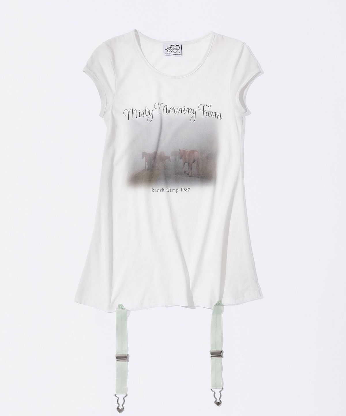 스컬프터(SCULPTOR) Ranch Lingerie Tee White