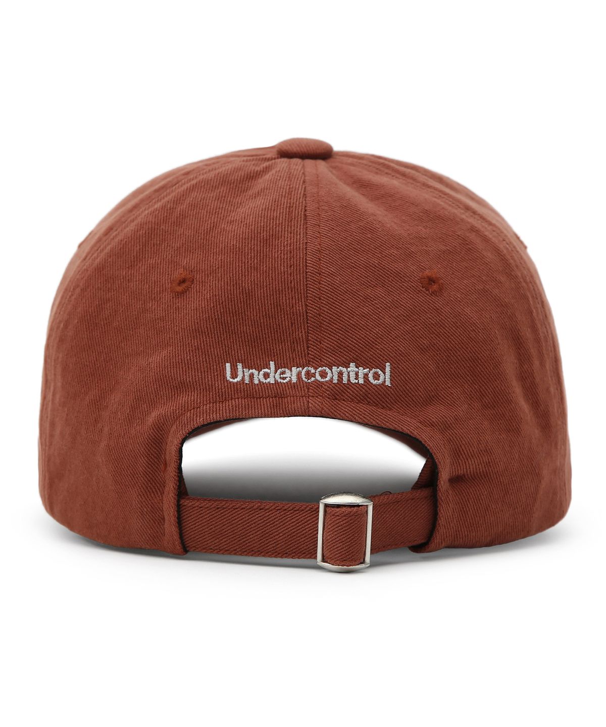 언더컨트롤(UNDERCONTROL) 사계절 코튼 로고 자수 베이직 소프트탑 남녀공용 볼캡 UC / WASHED B B / BRICK