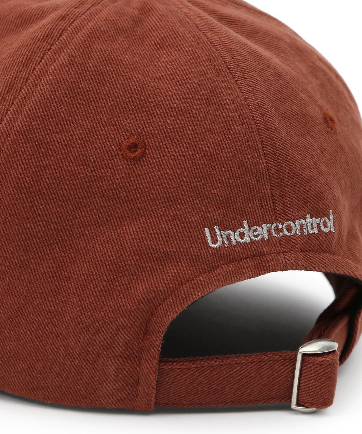 언더컨트롤(UNDERCONTROL) 사계절 코튼 로고 자수 베이직 소프트탑 남녀공용 볼캡 UC / WASHED B B / BRICK
