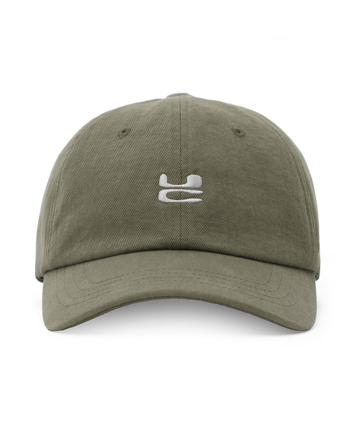 언더컨트롤(UNDERCONTROL) 사계절 코튼 로고 자수 베이직 소프트탑 남녀공용 볼캡 UC / WASHED B B / KHAKI
