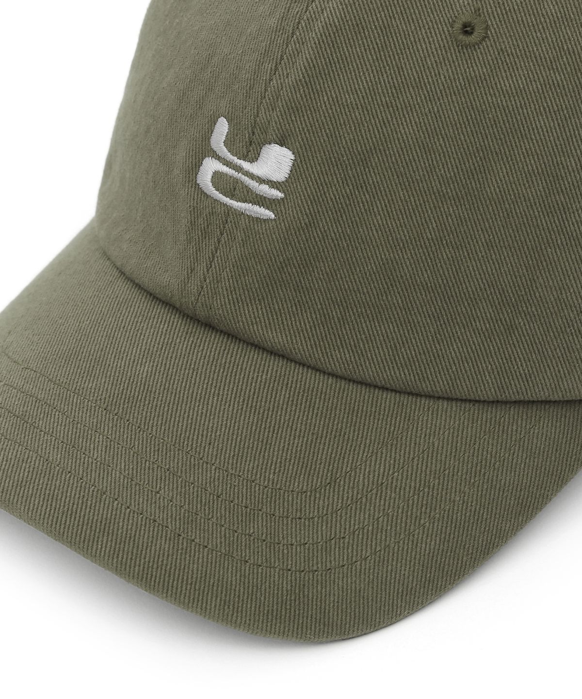 언더컨트롤(UNDERCONTROL) 사계절 코튼 로고 자수 베이직 소프트탑 남녀공용 볼캡 UC / WASHED B B / KHAKI