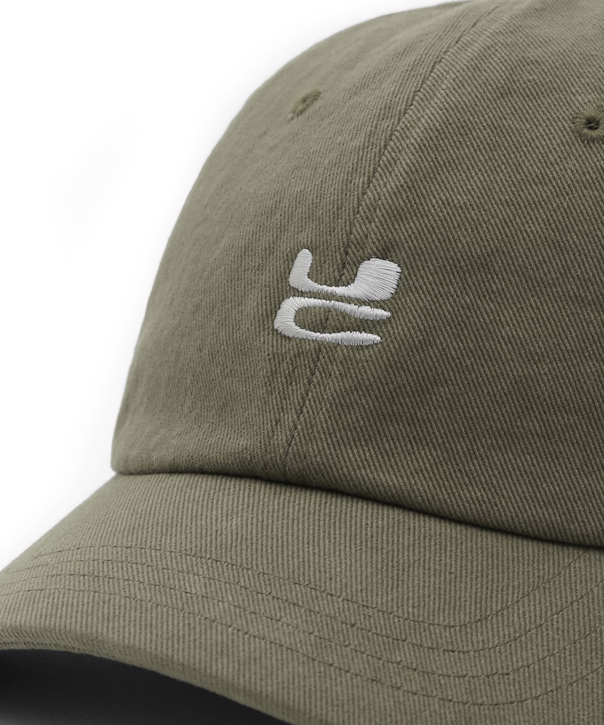 언더컨트롤(UNDERCONTROL) 사계절 코튼 로고 자수 베이직 소프트탑 남녀공용 볼캡 UC / WASHED B B / KHAKI
