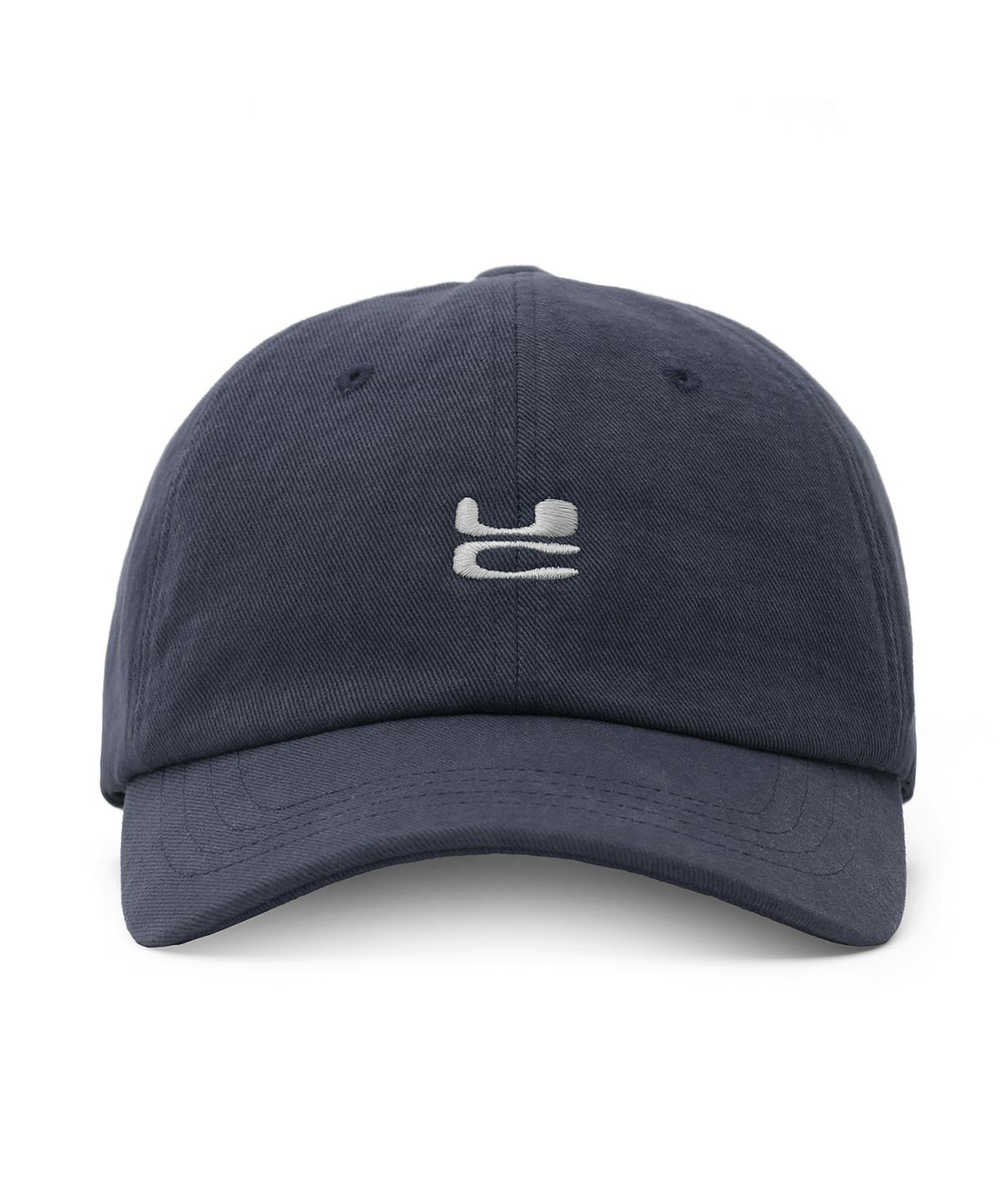 언더컨트롤(UNDERCONTROL) 사계절 코튼 로고 자수 베이직 소프트탑 남녀공용 볼캡 UC / WASHED B B / NAVY